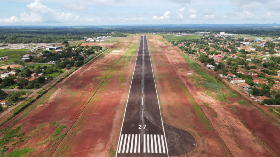 No último dia 4 de abril, o aeroporto de Araguaína recebeu a avaliação do GEIV para verificar as condições de balizamento e a intensidade de iluminação da pista
